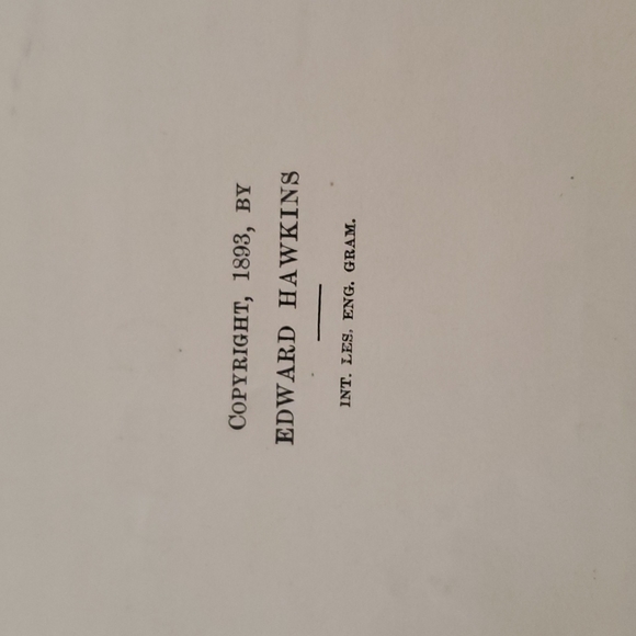 Beautiful OLD Book 1893 "Intermediate Lessons In English Grammar" Hardback 5¼" - Picture 3 of 16